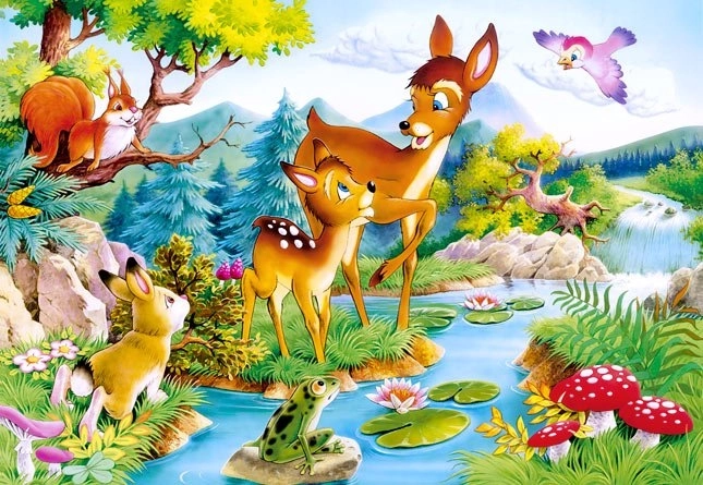 Puzzle 120 dielikov Little Deer