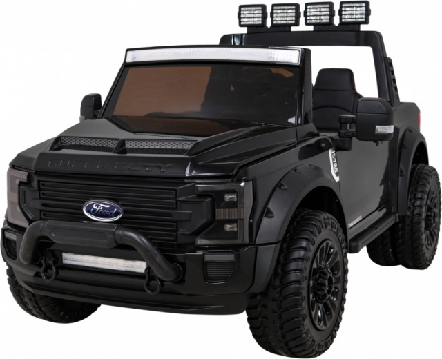 Detské elektrické auto Ford Super Duty pickup – čierny