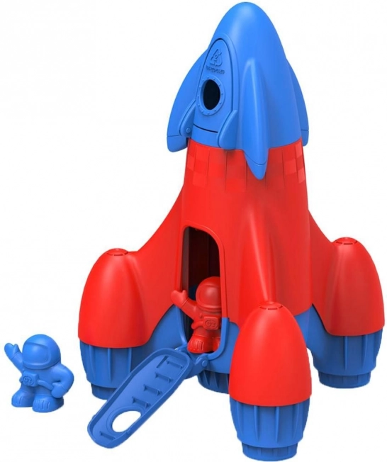 Green Toys raketa modrá – ekologická vesmírna hračka pre deti