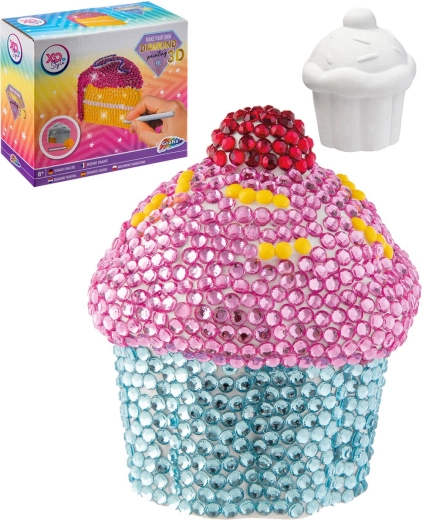 Grafix diamantové maľovanie 3D tortík – 1 kus