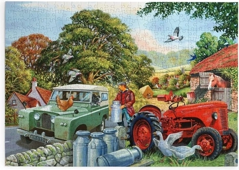 Puzzle Bob a jeho pes 500 veľkých dielikov