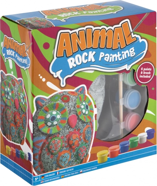 Kreatívna sada na maľovanie kameňa – sova