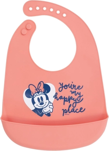 Stor silikónový podbradník Minnie