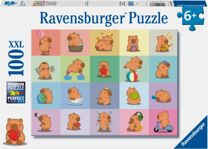Ravensburger puzzle kapybara 100 dielikov