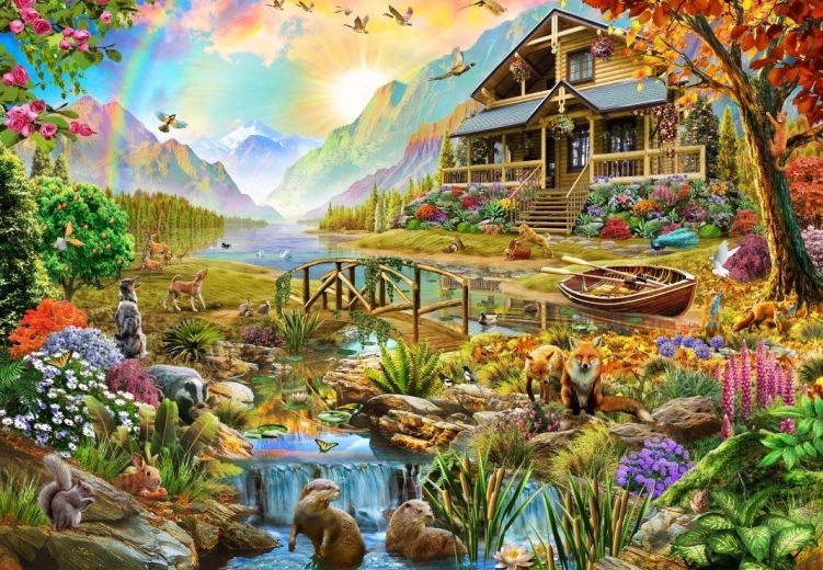 Puzzle Zemský raj 1000 dielikov BLUEBIRD