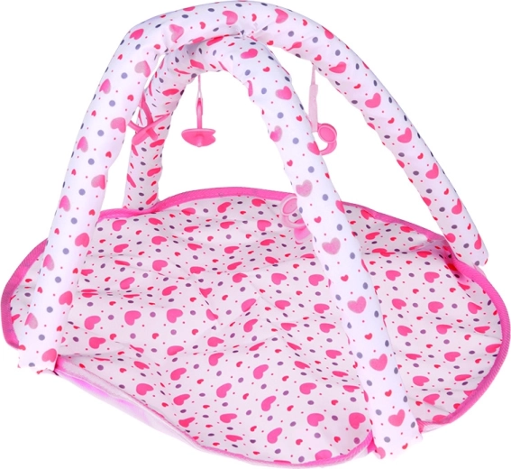 Hracia podložka s hrazdičkou na zmyslové objavovanie