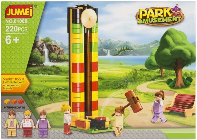 Stavebnica Jumei zábavný park 220 dielikov 30 × 21 cm - 1 kus