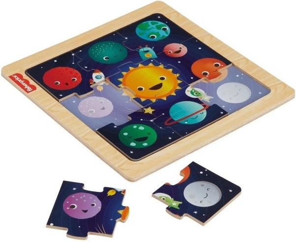 Drevené puzzle FISHER-PRICE – vesmír