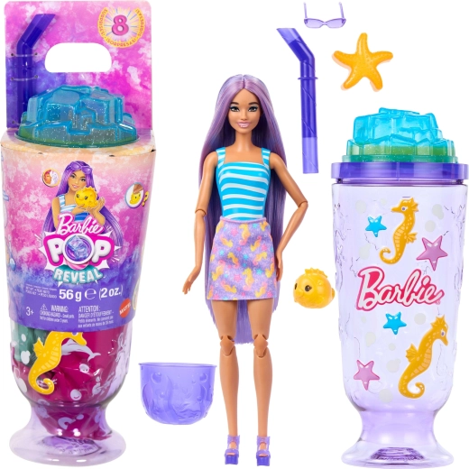 Mattel Barbie Pop Reveal Podmorský svet – bábika s 8 prekvapeniami