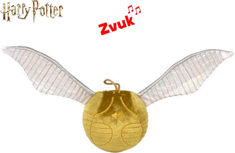 Harry Potter plyšová zlatonka so zvukom 22 cm