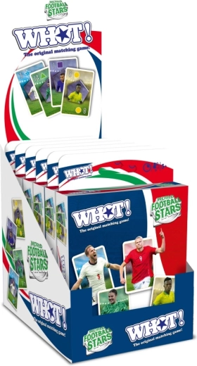 Kartová hra WHOT! Svetové futbalové hviezdy
