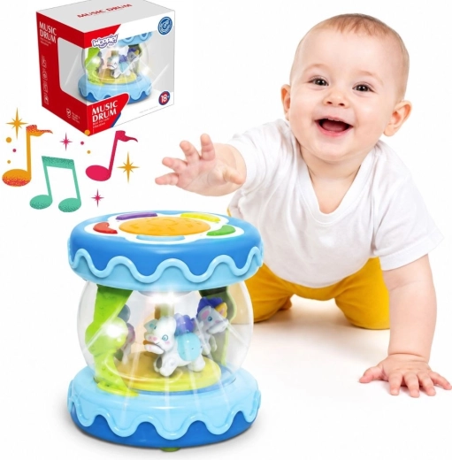 WOOPIE BABY hudobný bubienok s projektorom 3 v 1