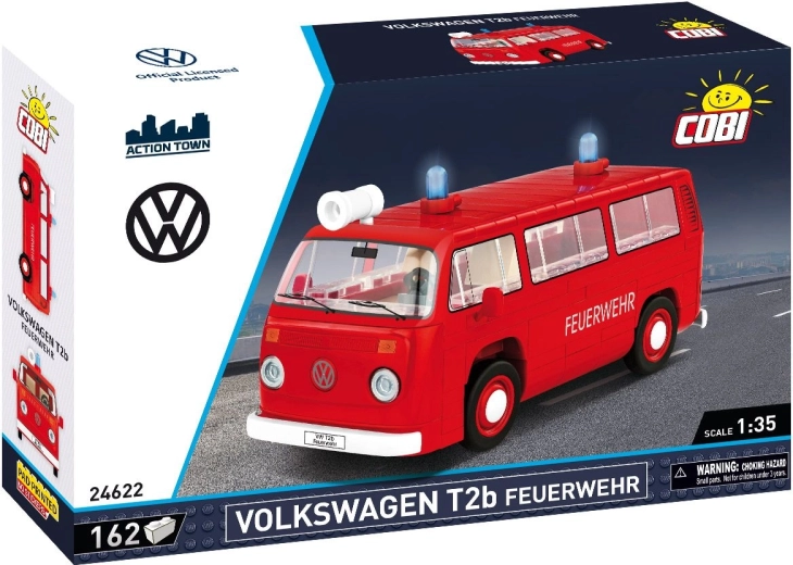 Cobi Volkswagen T2b hasiči 1:35 (162 dielikov)