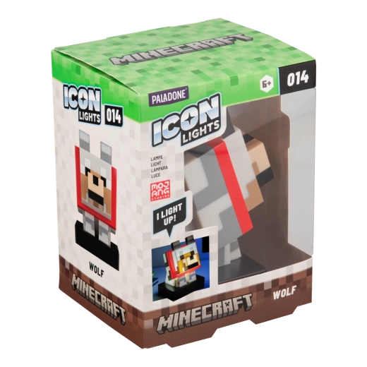 Paladone Minecraft Icon Light vlk