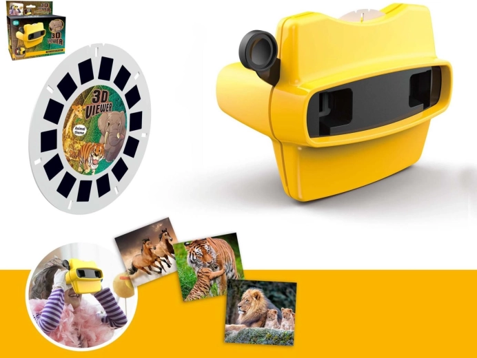Projekčné 3D okuliare safari v krabičke