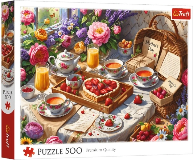Puzzle 500 Sladkosti ku Dňu matiek