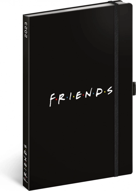Linkovaný zápisník NOTIQUE FRIENDS 13 × 21 cm