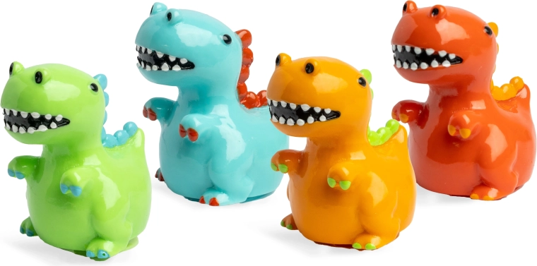 Hravý dizajn dinosaura