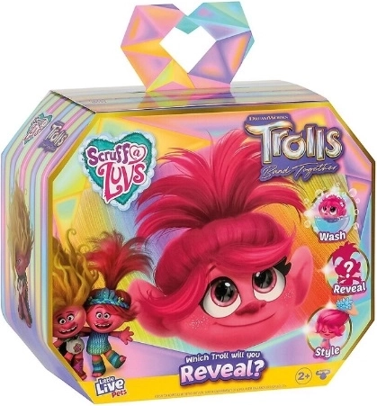 Little Live Pets Scruff-a-Luvs DreamWorks Trolls prekvapivé plyšové zvieratko – 1 kus