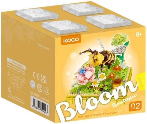 KOCO stavebnica včela a kvety 668 dielikov - 1 kus