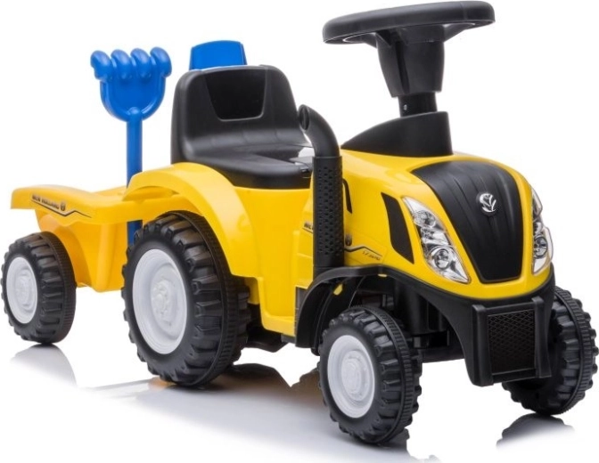 Jazdiaci traktor žltý