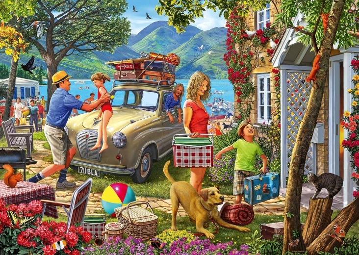 Puzzle Prázdninové útočisko 1000 dielikov