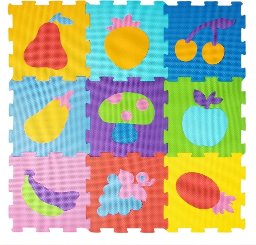 Učiaca zábava s ovocnými motívmi