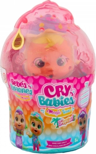 Cry Babies Magic Tears Lesklé Škrupiny Interaktívna Bábika Sandy
