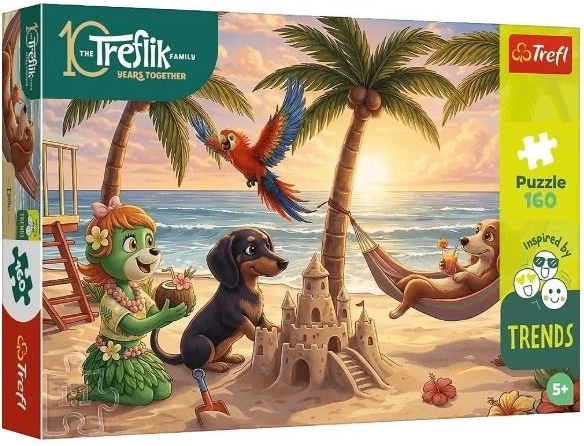 Puzzle Trefl Trends jazvečie starosti 160 dielikov
