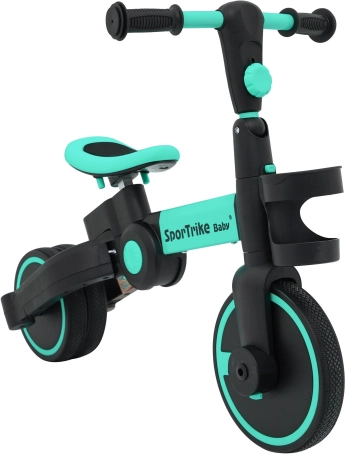 Detské odrážadlo a trojkolka 3v1 SporTrike – Modrá