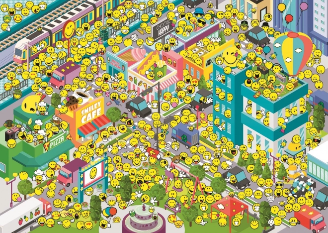 Puzzle 500 dielikov Kde je Smiley?