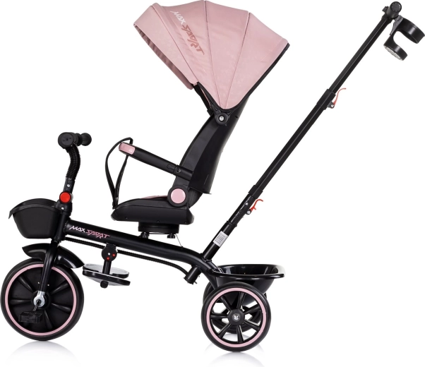 Komfort a ochrana vďaka strieške a bezpečnému sedeniu