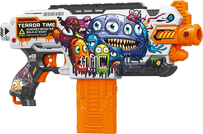 Elektrický blaster Fast Pioneer s 24 penovými nábojmi