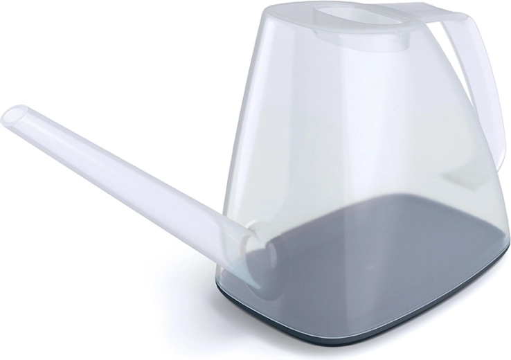 Krhla na polievanie Rivo 1,7 l – transparentná s antracitovým vekom