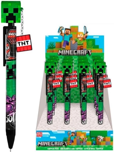 Guľôčkové pero Minecraft s 3D topperom