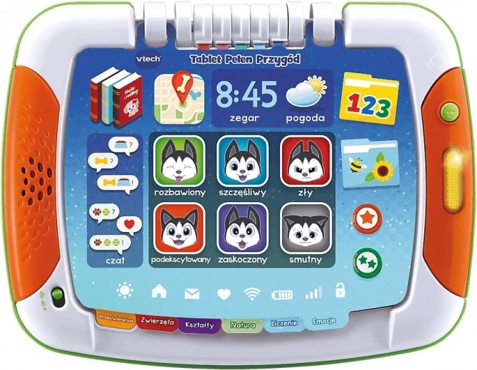 VTech interaktívny tablet plný dobrodružstiev pre deti 2–5 rokov (PL verzia)