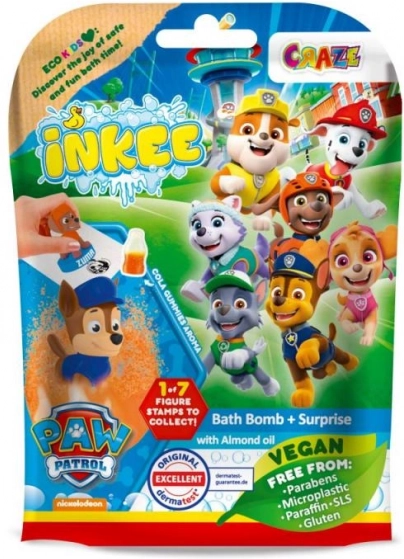 Inkee šumivá guľa do kúpeľa s prekvapením Paw Patrol