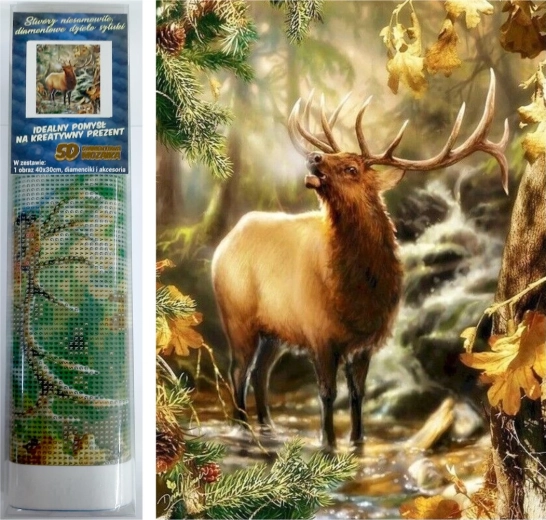 Norimpex Diamantové maľovanie Život lesa 30x40 cm