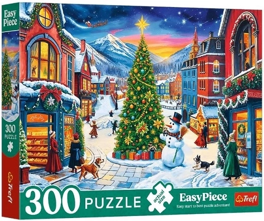 Puzzle EasyPiece 300 dielikov vianočné mestečko