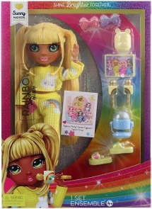 Bábika RAINBOW HIGH Junior PJ Party Sunny Yellow