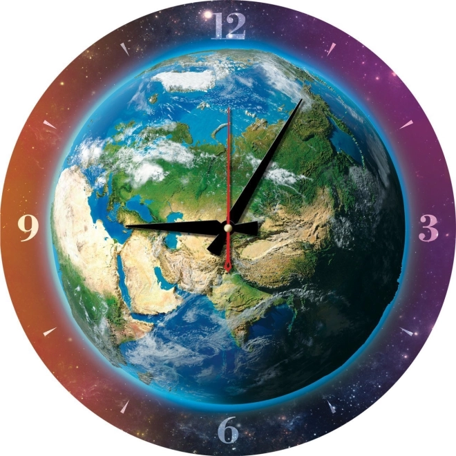 Puzzle hodiny svet 570 dielikov s rámom