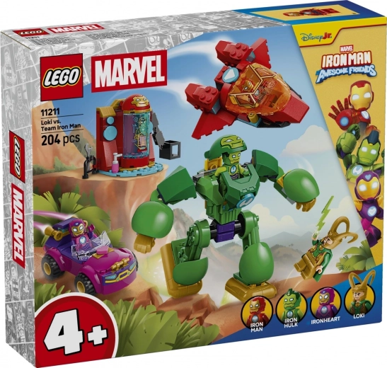 Stavebnica LEGO Marvel Loki proti tímu Iron Mana