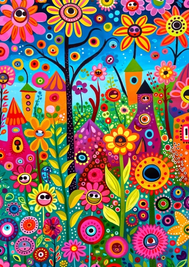 Enjoy puzzle Hravá záhrada 1000 dielikov