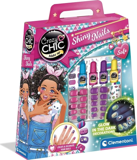 Crazy Chic nechty svietiace v tme od CLEMENTONI