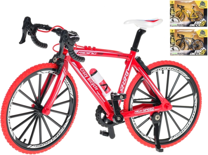 Kovový model pretekárskeho bicykla 20 cm
