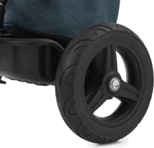 Ľahký rám z horčíkovej zliatiny a bezúdržbové kolesá