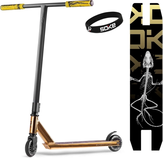 Freestyle kolobežka Soke EVO street gold