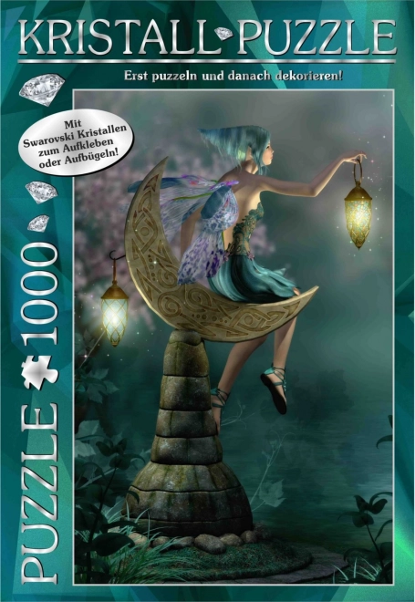 Puzzle s drahokamy Swarovski Snová víla 1000 dielikov