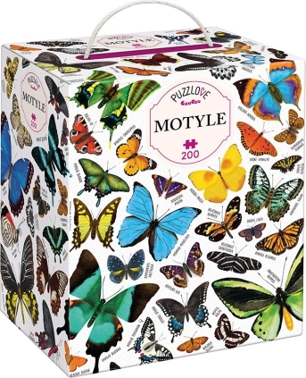 Puzzle Puzzlove Motýle 200 dielikov