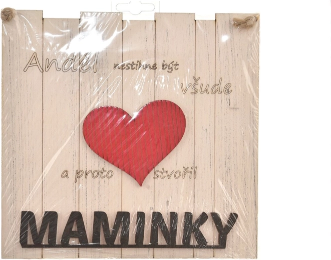 Drevená tabuľka Mamičky… 21 × 21 cm